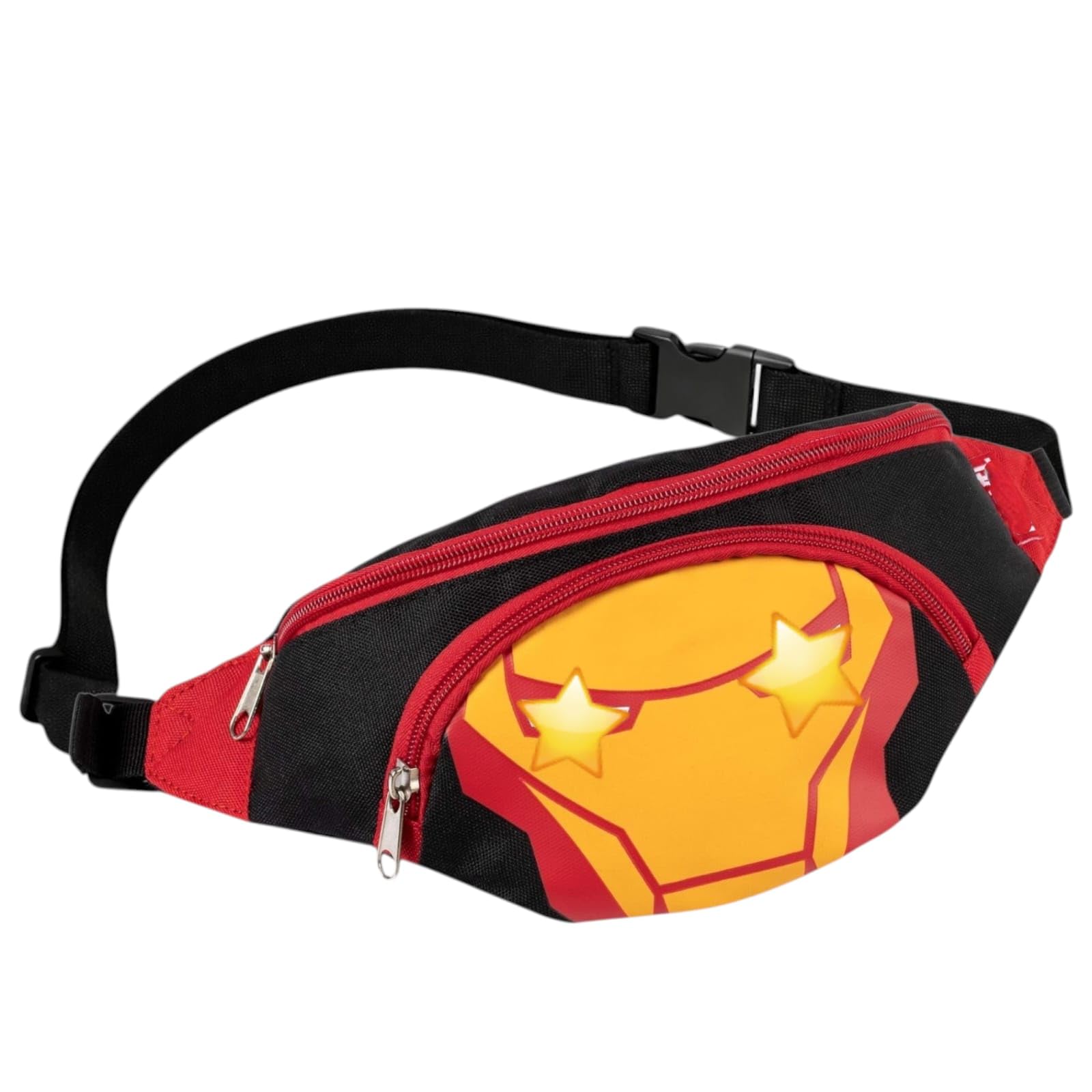 TERA13 Waist Pack for Boys & Girls (Pack of 1) Two Pocket Fanny Pack with Adjustable Strap, Cartoon Waist Pouch for Travel Hiking Outdoor & Daily Use, Crossbody Bag for Kids Birthday Gift-image-2