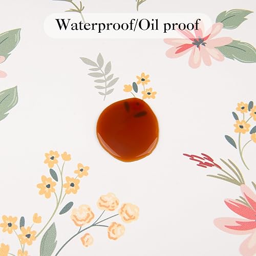 Miniatura 5 de LilyCat Juego de 6 manteles individuales de piel sintética, impermeables, a prueba de aceite, para cocina, interiores y exteriores, resistentes al