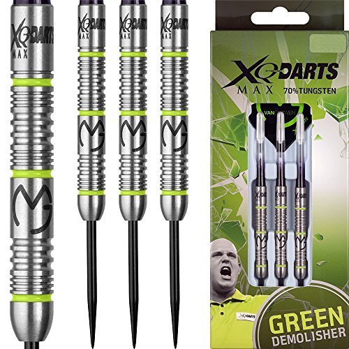 Michael van Gerwen - Green Demolisher - MvG - Steel Tip Darts - 23g by XQ Max Darts