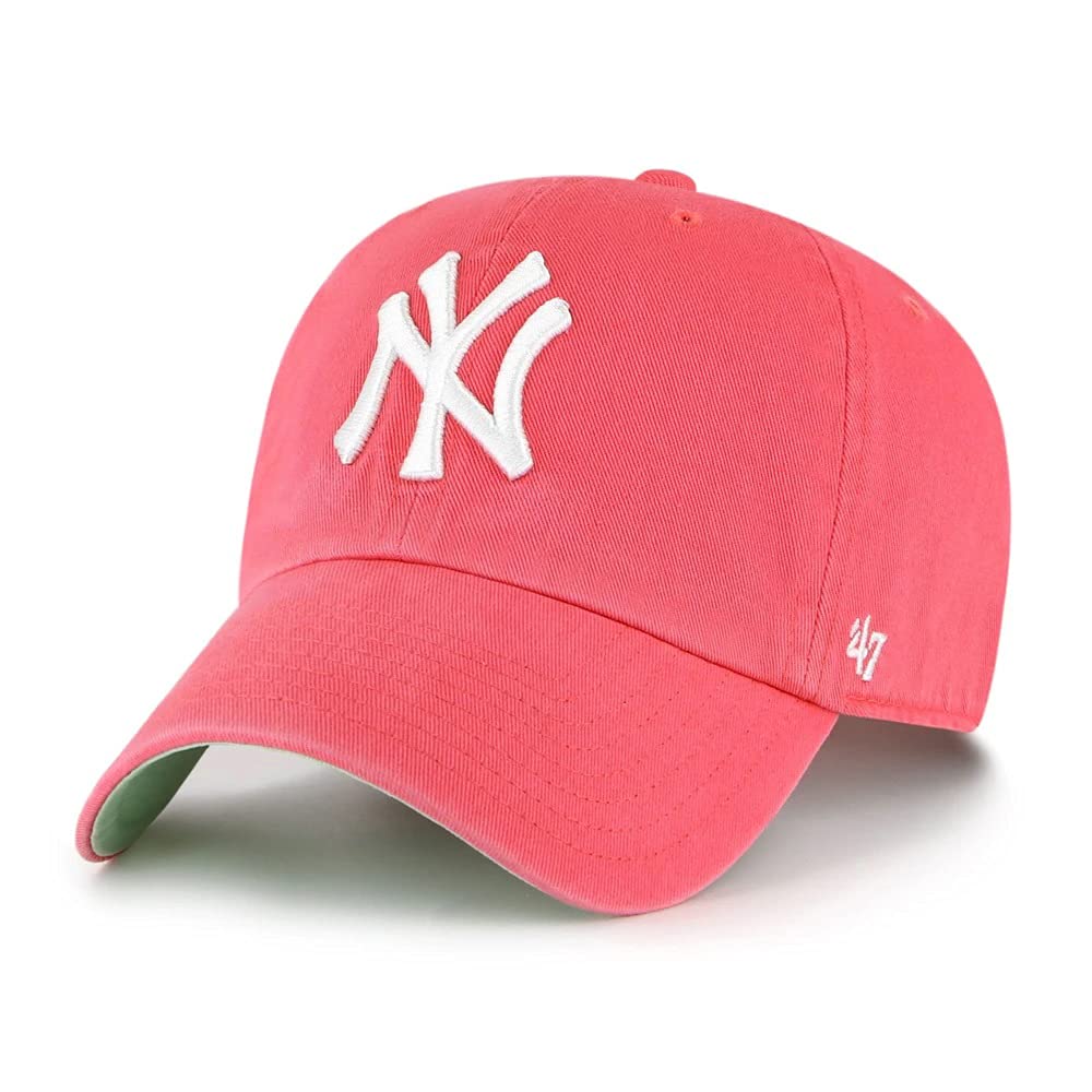 '47 MLB New York Yankees Brand Navy Basic Logo Clean Up Home Adjustable Hat — view 15