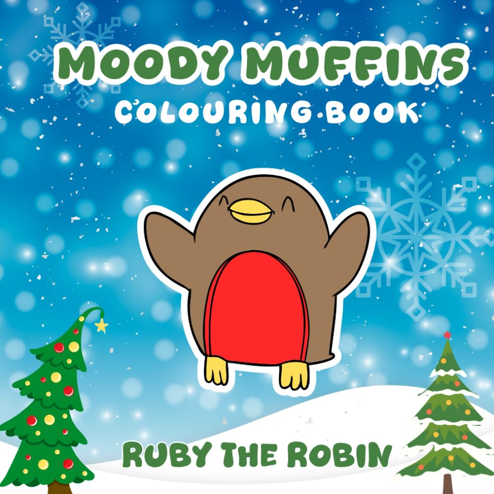 Ruby Robin Colouring Book: Moody Muffins