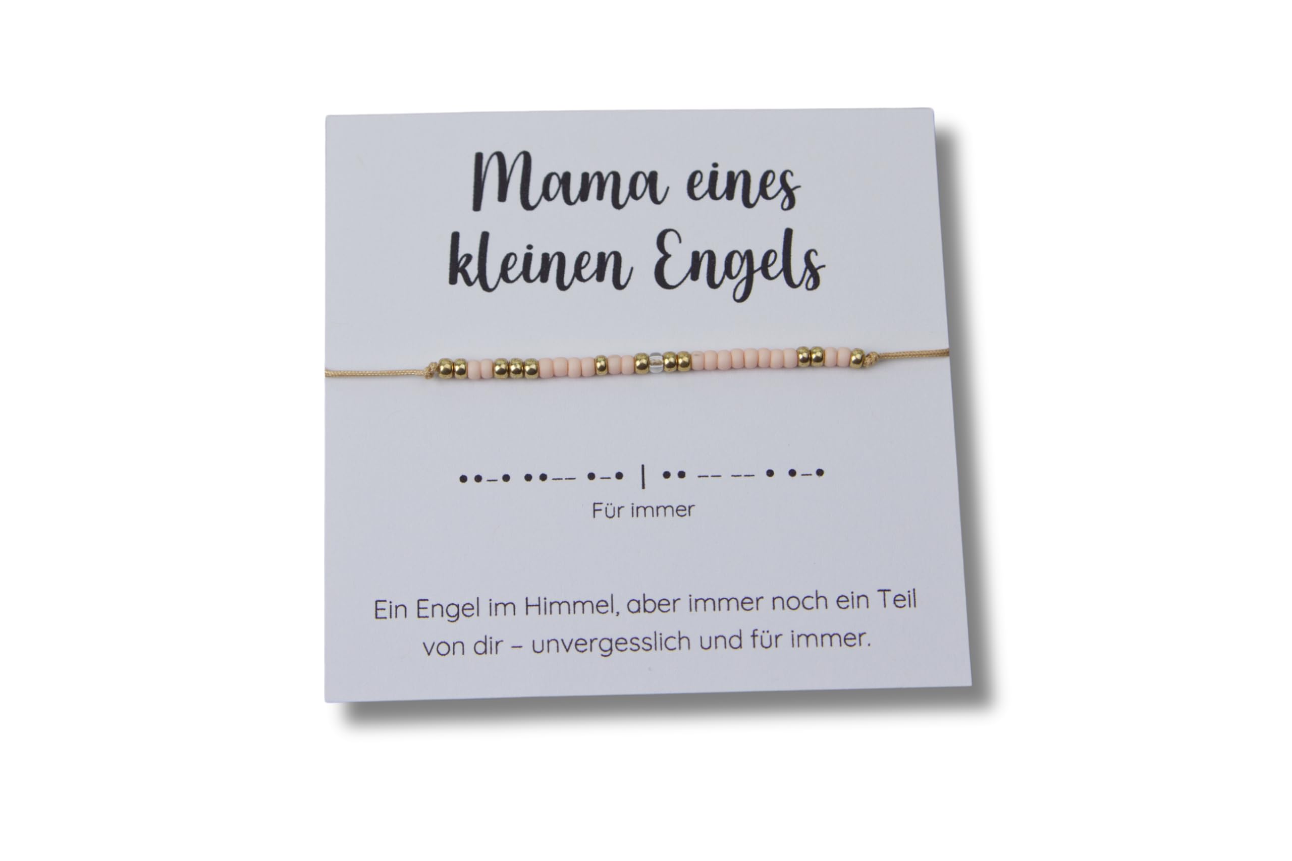 Generisch Sternenkind Armband - Andenken für die Mama - Morsecode Für immer