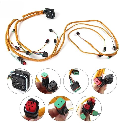Miniatura 2 de Arnés de cableado del motor 263-9001 2639001 Asamblea para camión Caterpillar con piezas de repuesto del arnés de cable C15 del motor