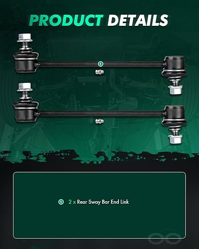 Miniatura 3 de SCITOO Kit de suspensión de 2 piezas, 2 eslabones de extremo de barra oscilante trasero para Lexus ES300 RX300 RWD 1992-2001 para Toyota Avalon