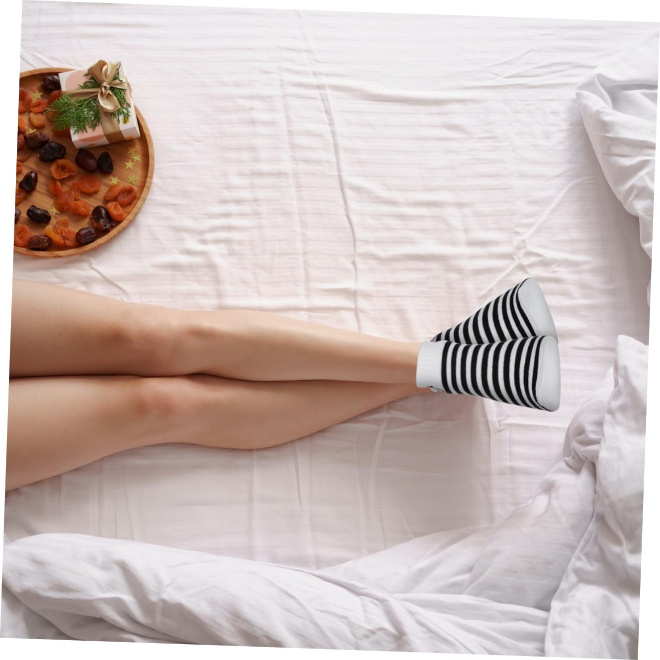 Calcetines de Vaca de Dibujos Animados 5 Pares Algodón Negro Blanco | Fiesta Verano, Corte bajo Cómodo, para Niñas y Teens, Estilo Fashion Adorable
