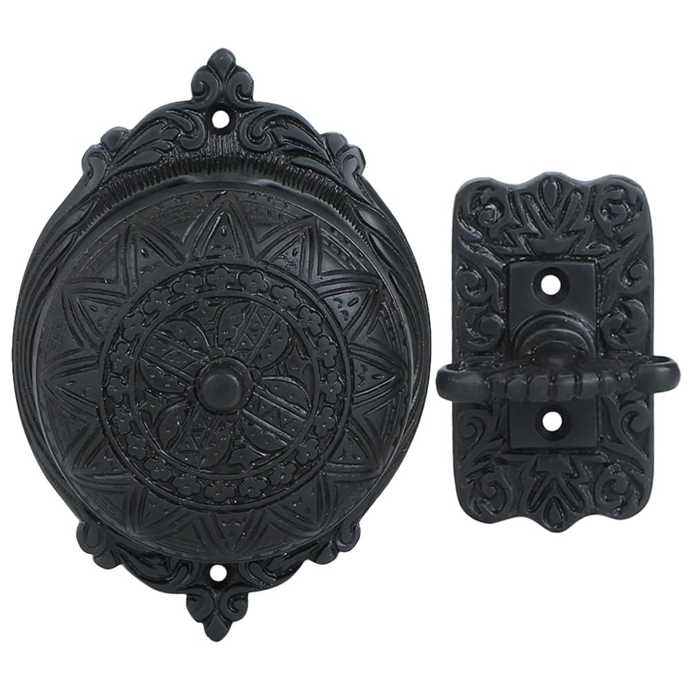 A29 Victorian Twist Doorbell, Wireless Mechanical Chime in Solid