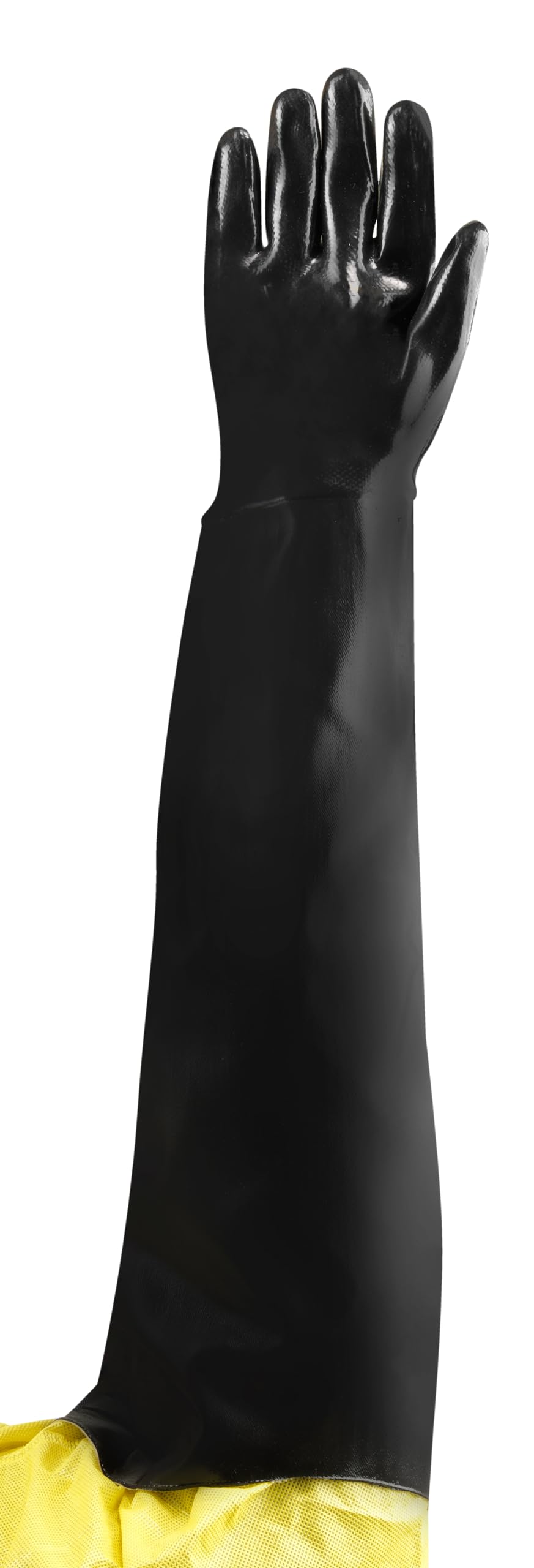 Ansell AlphaTec 09-430 Guantes de Trabajo de Neopreno, Resistentes a Productos Químicos, Guantes Industriales Reutilizables, Talla XL (1 Par)