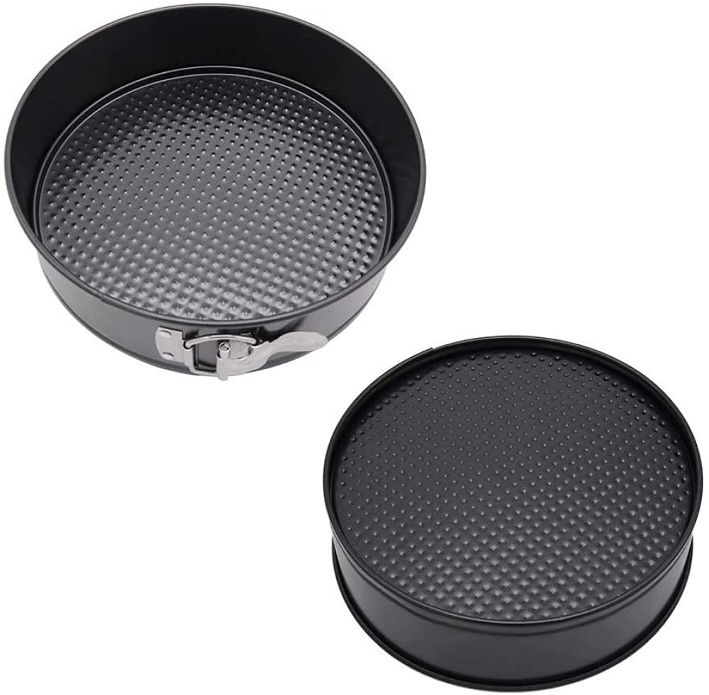 Lose Abnehmbare Gläser, Edelstahl-beschichtete, Verstellbare, Runde Kuchenformoberteile (4 + 7 + 9 Zoll (3 Pack))