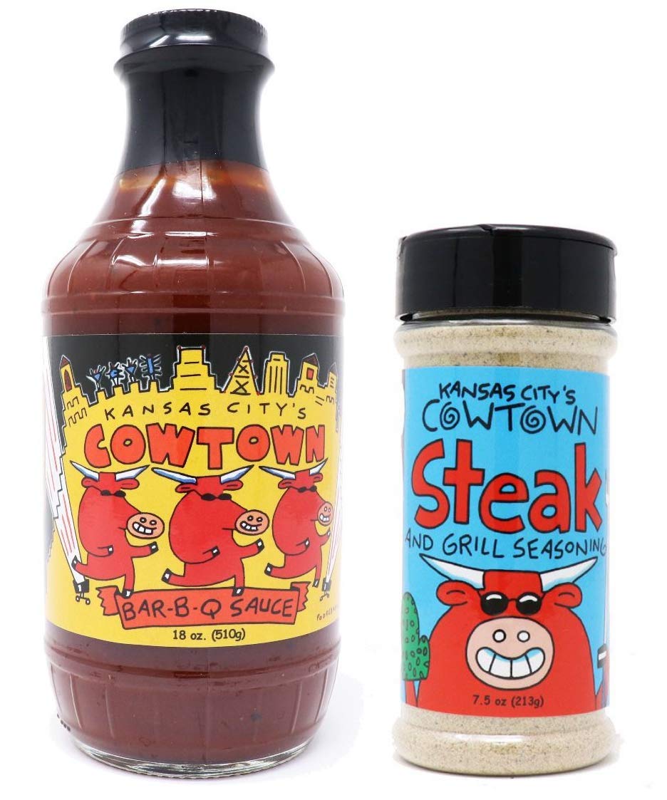 CowtownOriginal BBQ Sauce & Steak Rub Combo Box - Kansas City Barbecue