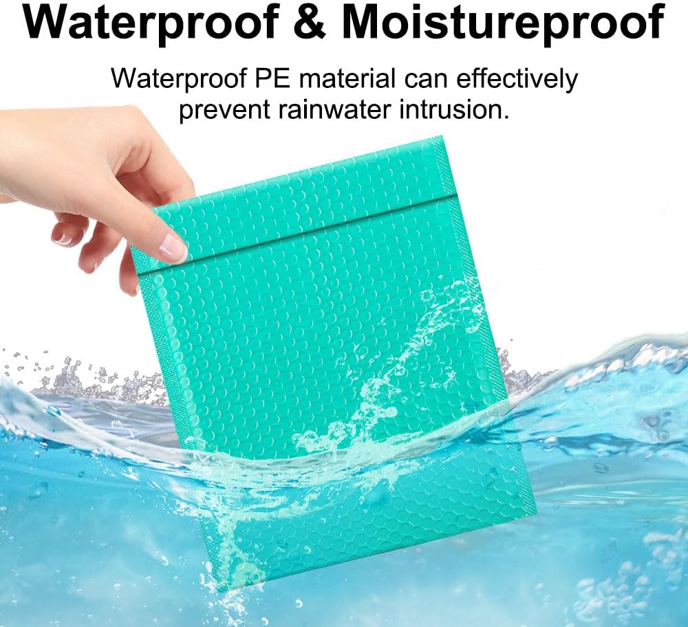 Koja 5 X 8.6” Padded Bubble Mailers. Quality Mailing and Shipping Envelopes and Bags with 5 X 7" Usable Size. Extra-thick Padding. Fast and Easy Self-seal Envelope 50-Pack. (Green) - Image 5