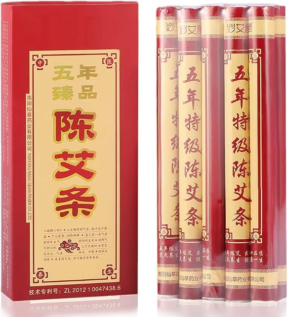 Moxa Roll Sticks10 PCS/BOX Moxa Rolls Quality for Moxibustion Wormwood for Body Moxibustion