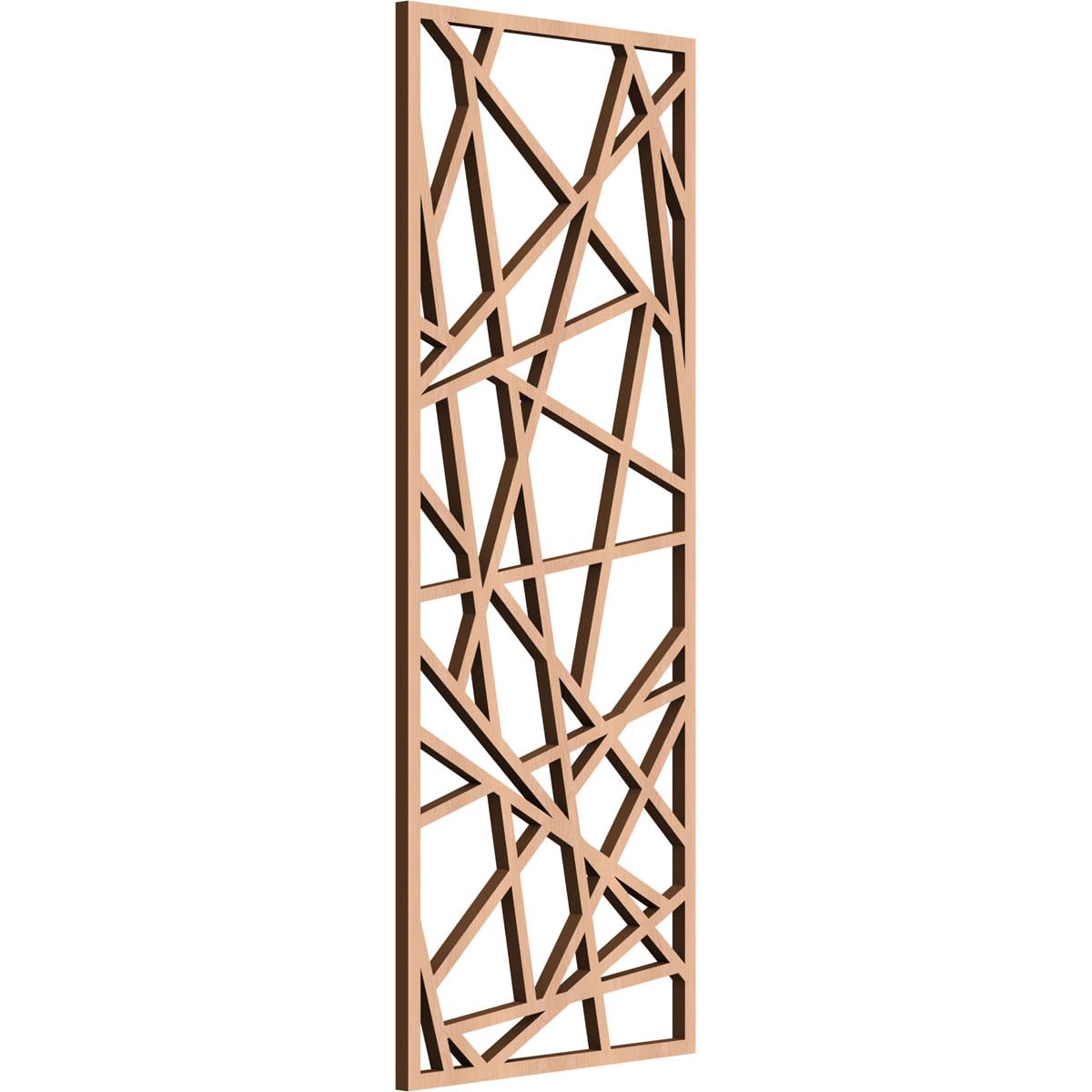 Conway Decorative Pierced Fretwork Wood Wall Panels, 11 3/8"W x 29 3/8"H x 3/8"T, Alder