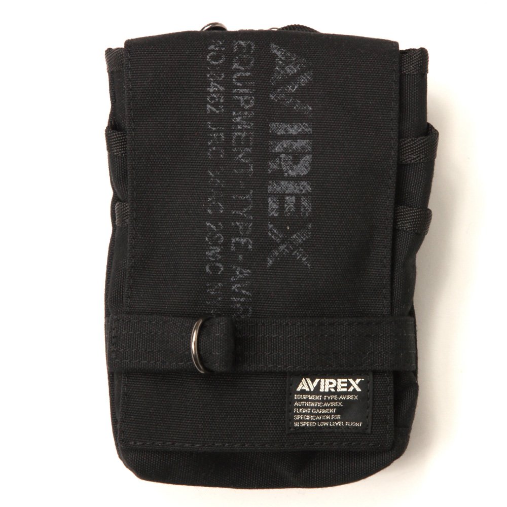 AVIREX ブラック バッグ アヴィレックス AVIREX ミリタリー パラシュートバッグ