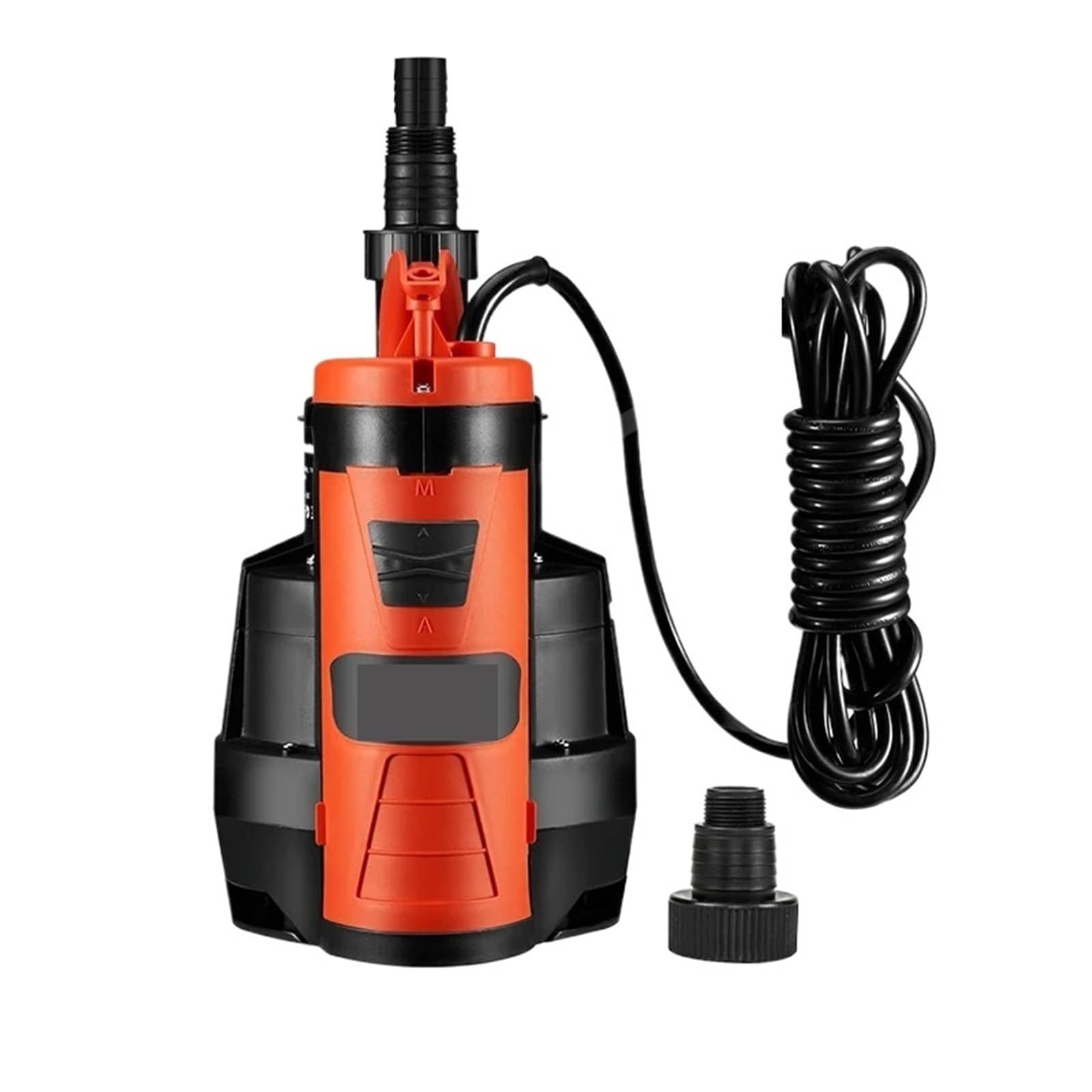 Bomba de sumidero sumergible de 1 H P y 3700 GPH for agua limpia y sucia con interruptor de flotador automático for piscinas, estanques y jardines.,Resistente a la Corrosión