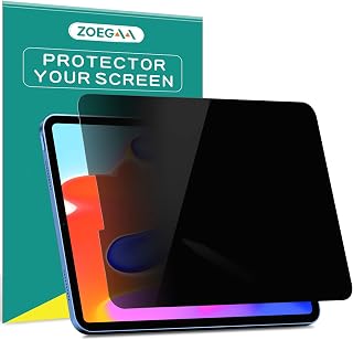 ZOEGAA NEW Privacy Screen Protector Compatible with iPad Pro 12.9 (2021 & 2020 & 2018), Anti-Spy,Anti-Scratch Compatible with iPad Pro 12.9 Privacy Screen Protector