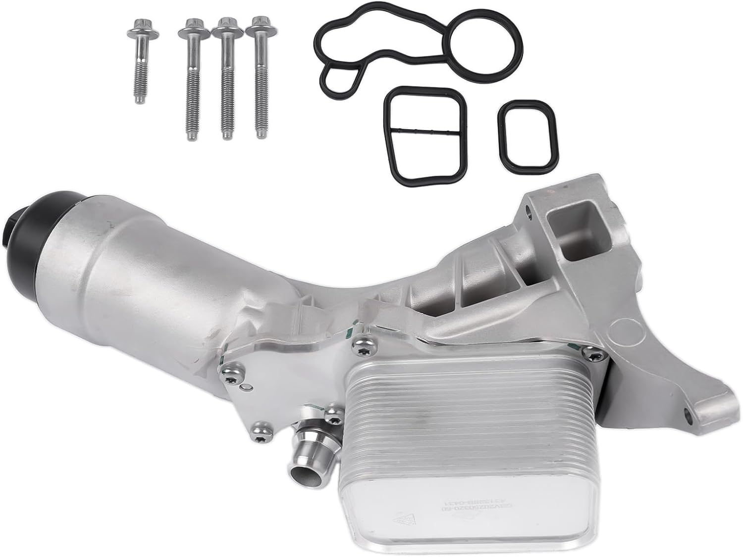 Aluminum Engine Oil Cooler Filter Housing Replacement for BMW 230i 330i 430i 530i X3 X4 B46B48 2.0L #11428596283 11428593771 11428576429 Vahaha