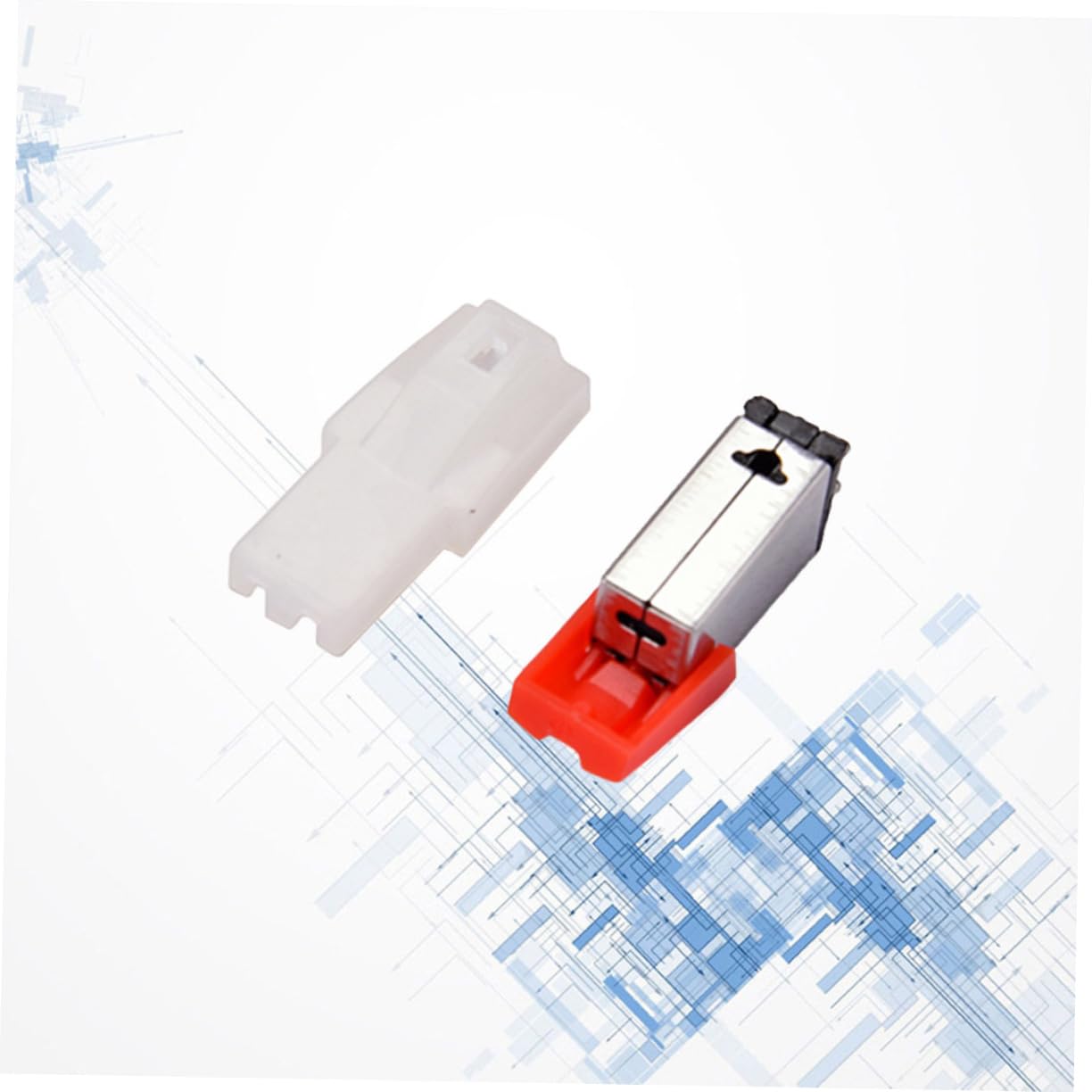 Artibetter 3pezzi Stylus Magnetico Rosso Per Giradischi Accessorio Di Alta Qualità Con Eccellente Tracciamento e Facile Installazione Per Riproduttori Di Vinile
