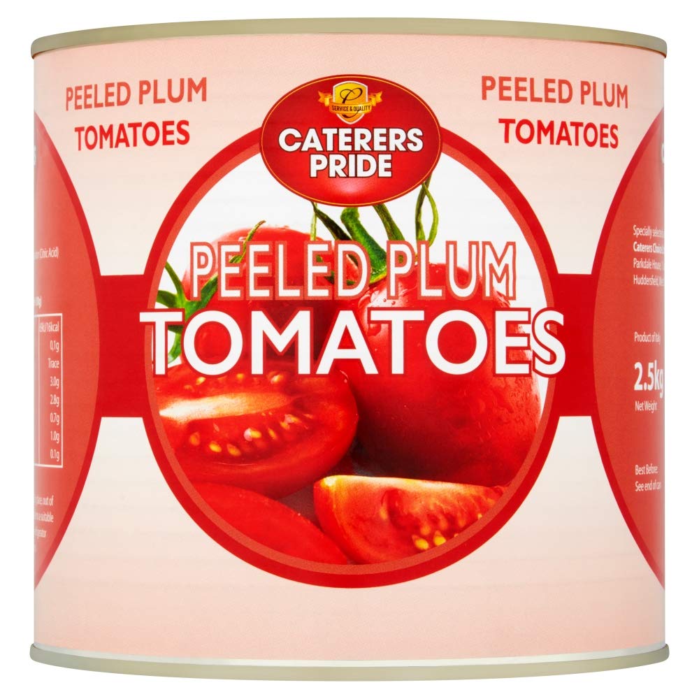 Caterers Pride Peeled Plum Tomatoes, 2.5kg