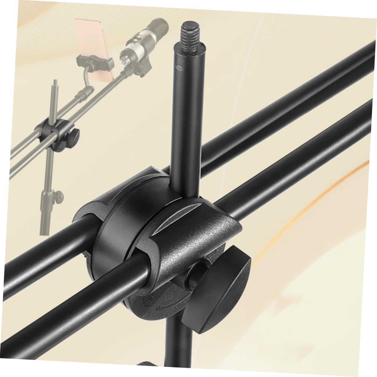 Abaodam 4 Piezas Soporte De Micrófono Barra Transversal Brazo De Micrófono Adaptador De Brazo De Micrófono Soporte De Micrófono Accesorio De Micrófono Brazo De Micrófono