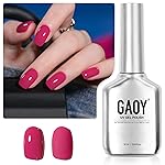 GAOY Pink Gel Nail Polish, 16ml Soak Off Gel Polish, UV Light Cure for Nail Art DIY Manicure at Home, 2373 Flamboyant Pink