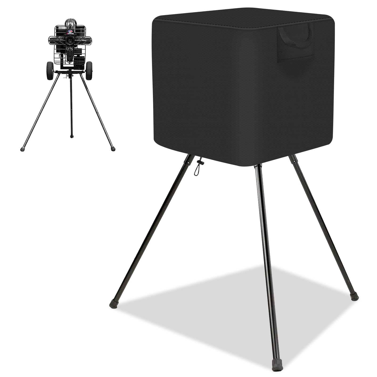 Pitching Machines Cover - Waterproof 600D Oxford Fabric, Dustproof, Resistant, Sunproof Hack Attack Pitching Machine Cover for Baseball/Softball All-Weather Protection (31