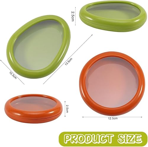 Miniatura 2 de LINXIU Contenedores de almacenamiento de frutas y verduras para refrigerador, aguacate, reutilizable, almacenamiento de cebolla, contenedor de