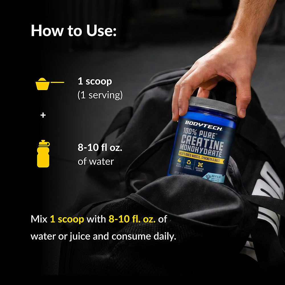 BodyTech 100% Pure Creatine Monohydrate Powder, Arctic Blast, 13 Oz — Amazon image 5