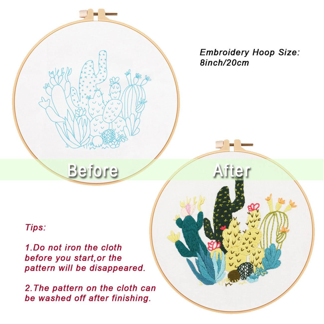 ARAZADR Kreuzstich-Set Für Anfänger & Kinder – Alles Dabei: 3 Stränge, Geprägter Stoff, 30x40 Cm, Inkl. Anleitung