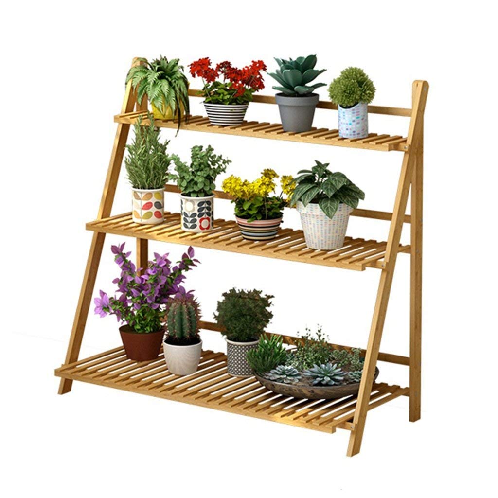 Étagère à fleurs en bois pliable : la solution pour organiser vos plantes sans encombrement