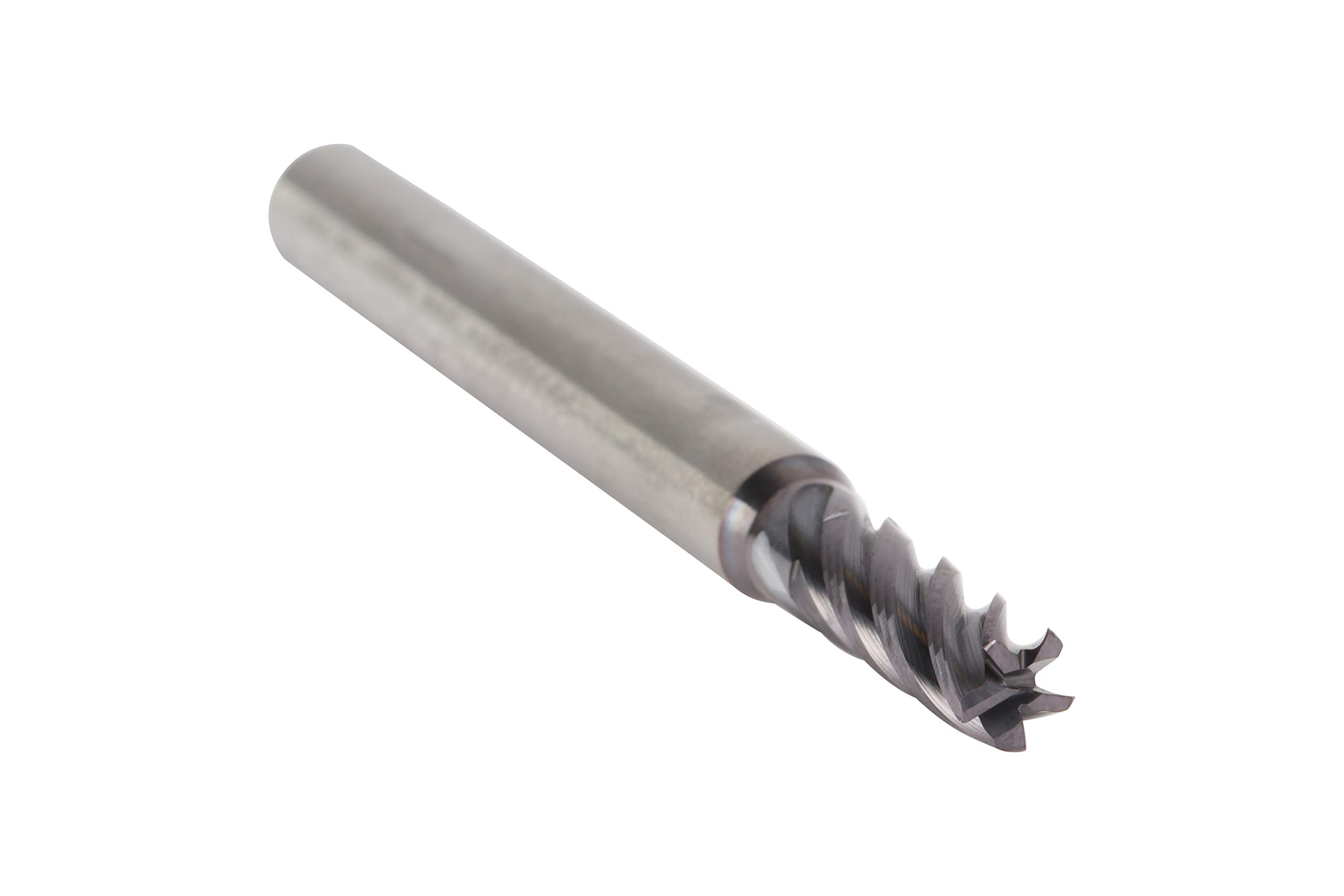 WIDIA Hanita 577C05002T VariMill II 577C HP End Mill, 0.25 mm Radius, 5 mm Cutting Diameter, Carbide, AlTiN Coating, RH Cut, Straight Shank, 5-Flute