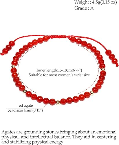 Miniatura 2 de Jewever Pulsera de piedras preciosas para mujer, cristales y piedras curativas, pulseras de chakras de piedra curativa, joyería de cristal de