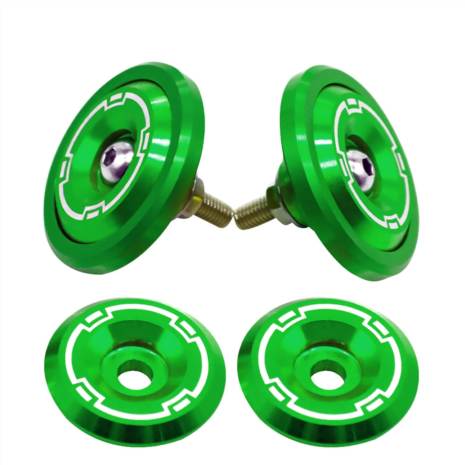 Caretas de carenado para Kawasaki Z900 2017-2021 de aluminio verde