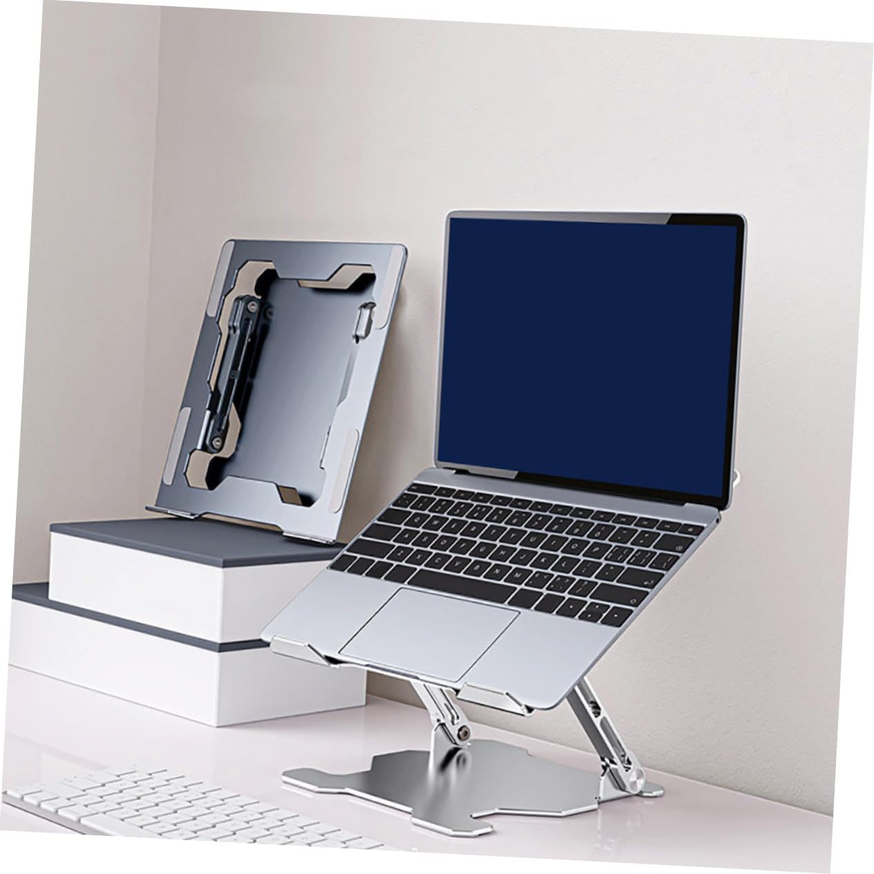Soporte Metálico para Portátil Ajustable Multiusos Soporte De Aleación De para Pc Portátil para Trabajo Casa o Oficina