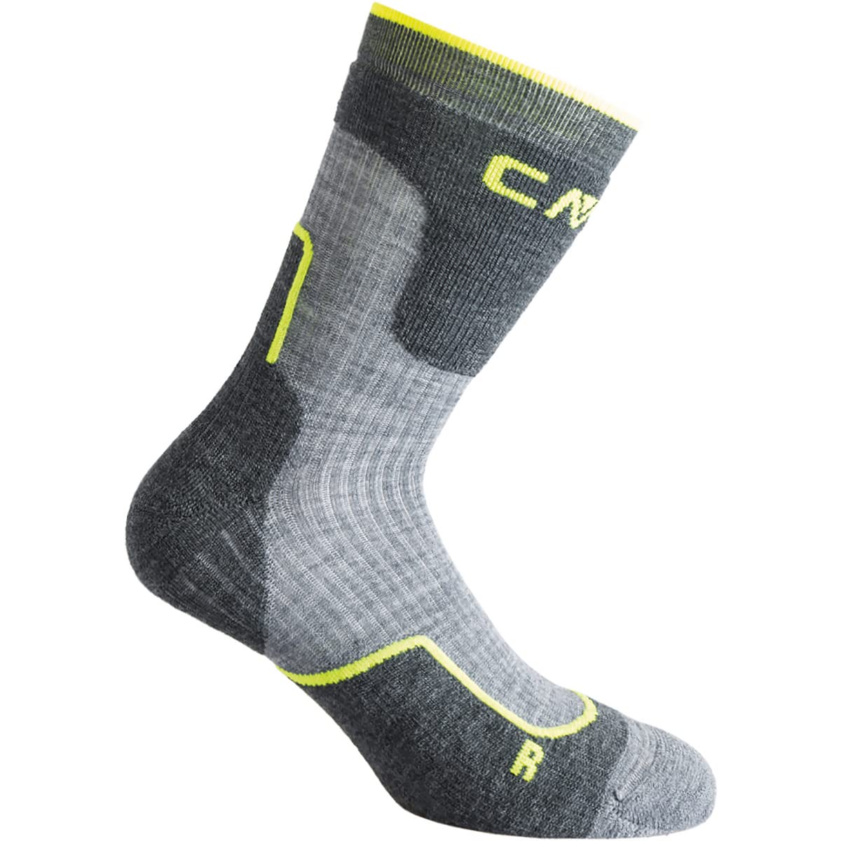 CMP - Trekking Sock Wool Mid, Asphalt Mel., 36/38