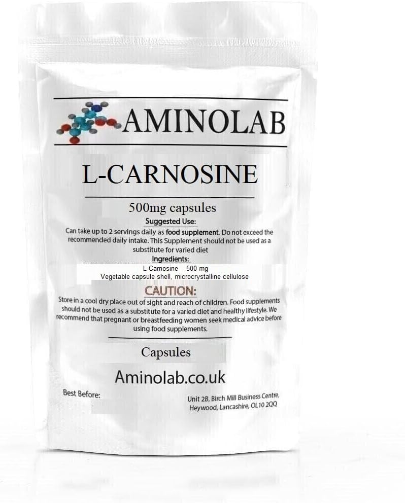 L-Carnosine 500 mg 365 capsules
