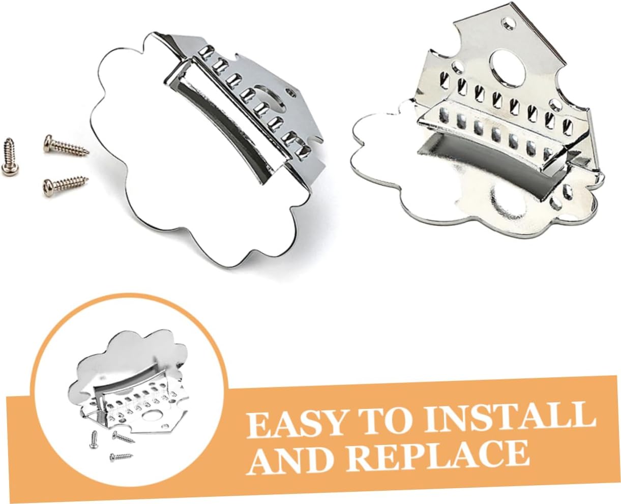5sets Mandolin Tailpiece Replacement Screws String Accessory for Improved Tuning and Sound Conduction Essential for Mandolin Maintenance