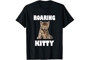 Roar Like a Kitty, Never Forget GME: The Unforgettable HODL T-Shirt