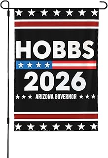 12.5"x18" Katie Hobbs for Governor Flag 2026 Arizona Governor Garden Flags Double Sided Yard Signs Outside Decoration