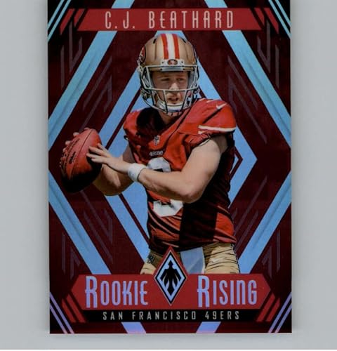 2017 Panini Phoenix Rookie Rising Red #17 C.J. Beathard SER299 San Francisco 49ers