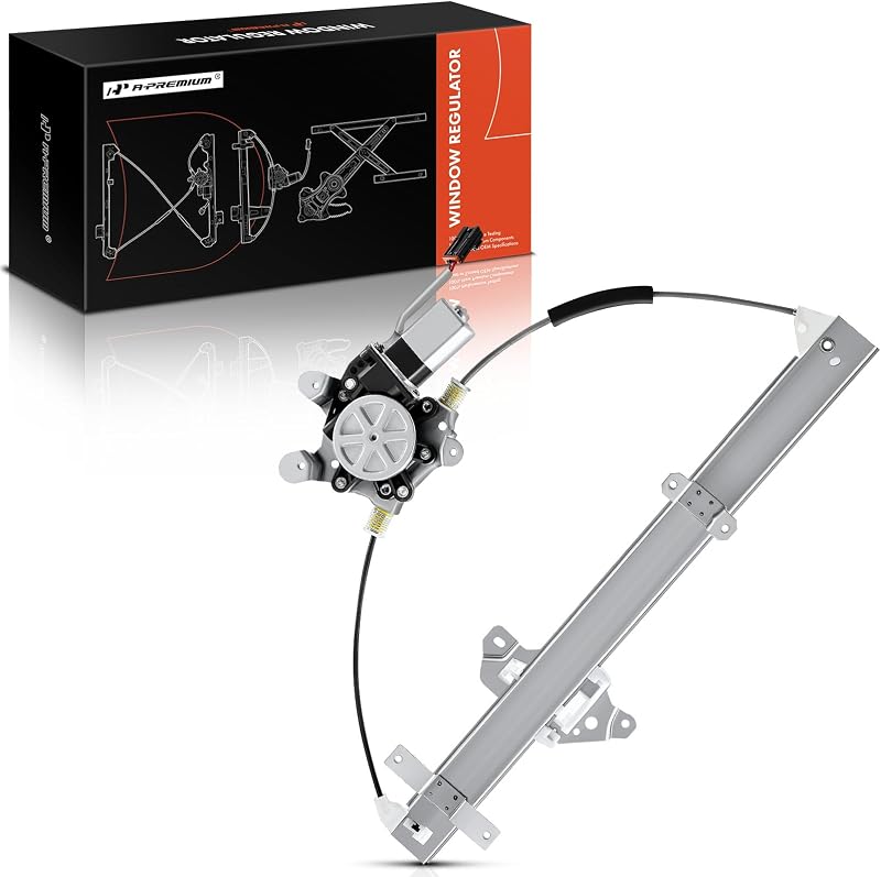 Regulador de vidro elétrico dianteiro direito A-Premium com motor para Nissan Frontier e Xterra – 1 unidade