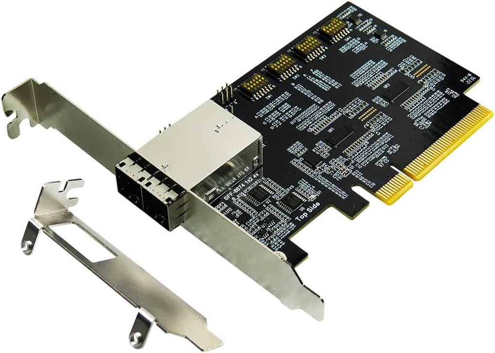 マイクロSATAケーブル PCIe x8 Gen4 リドライバーから外部