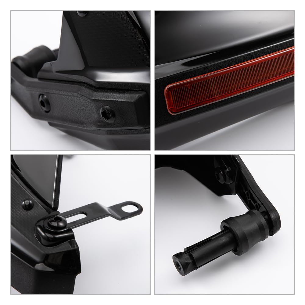 Protège-mains pour moto, moto tout-terrain, 7/8, 22 mm, pour motocross et moto tout-terrain, guidon CNC pour motocross, VTT, scooter