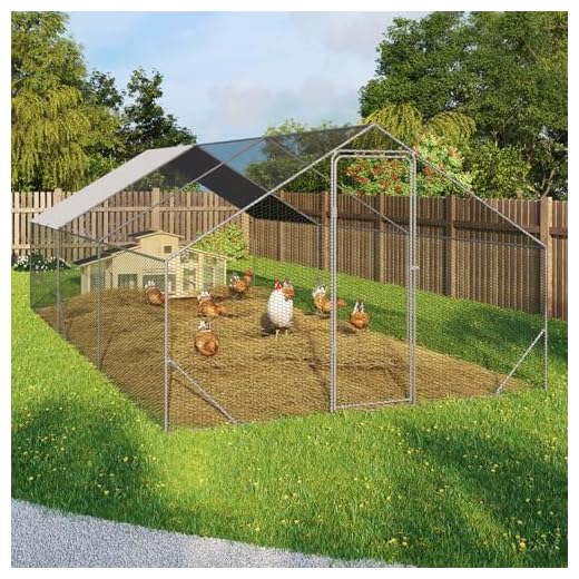 idmarket – Recinto Pollaio 18 m² Parco grigliato in acciaio zincato