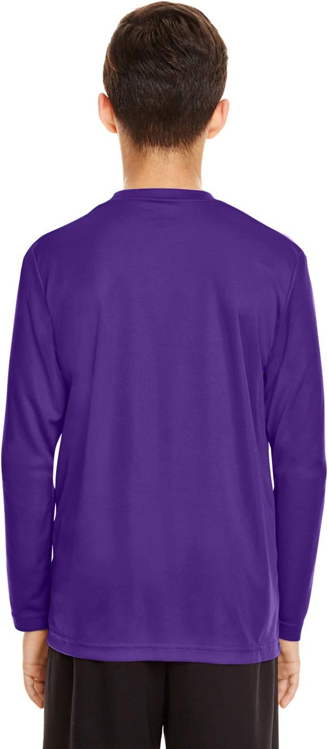 Team 365 TT11YL Youth Zone Performance Long-Sleeve T-Shirt - Image 4