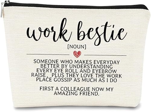 Miniatura 10 de Bolsas de maquillaje para amigas, bolsas de cosméticos de amistad, regalos para amigas, regalos para amigas, regalos de cumpleaños únicos para