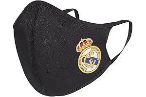 Mascarilla Antibacterial Real Madrid para Adultos Mediana/Grande