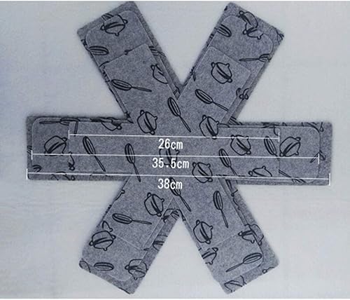 Miniatura 8 de DOITOOL Juego de 3 protectores de ollas y sartenes separadores de ollas para utensilios de cocina, protectores de ollas y sartenes Protector de