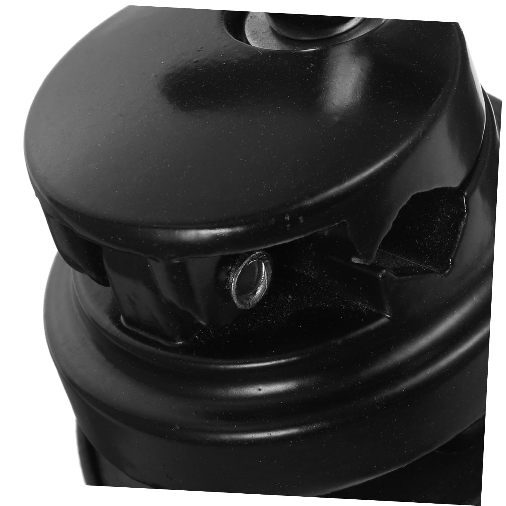 iplusmile Soporte de Montaje para Base Pata de Tom Negro de Hierro Niquelado Función de Ajuste para Kit de Batería en Escenario o Estudio