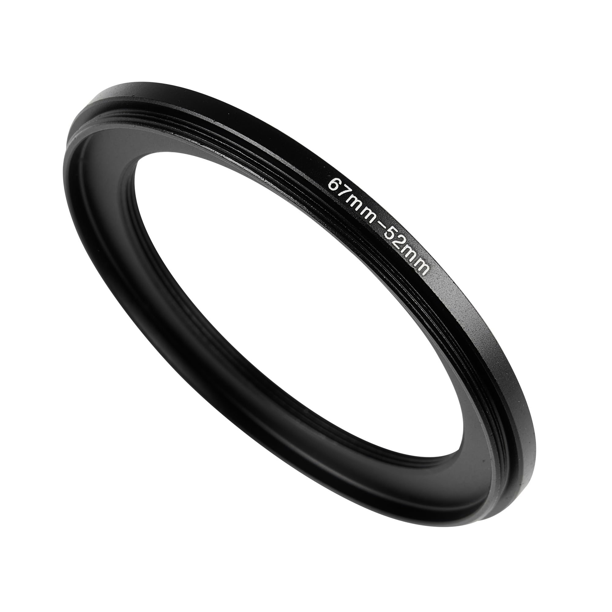67-52mm Step-Up Ring Adapter, 67mm to 52mm Step Up Filter Ring for 67mm Lens Install 52mm ND CPL UV Camera Lens Filter(67mm-52mm)