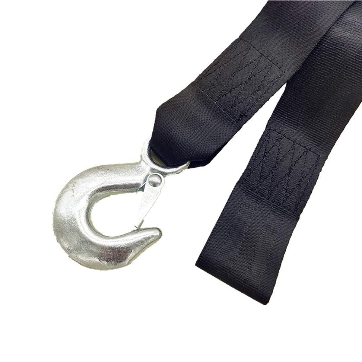 FainWan Trailer Marine Boat Winch Strap with Hook Replacement, 2